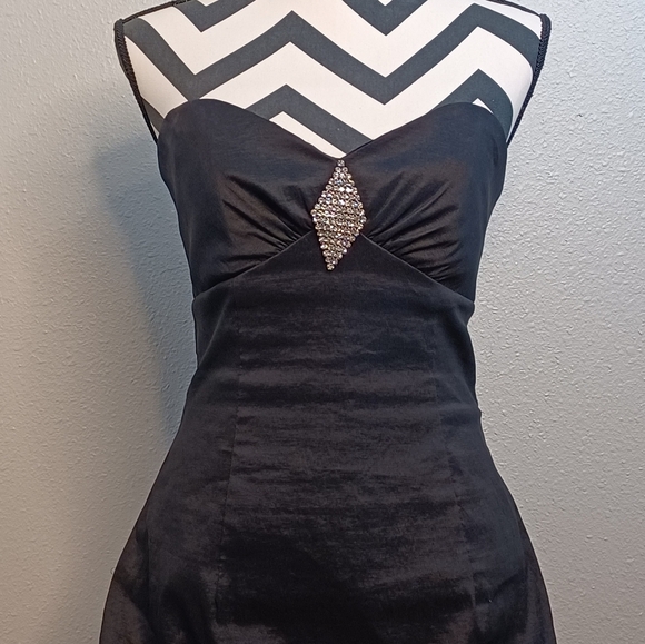 Gunne Sax Vintage Evening Y2K Bubble Hem Strapless Short Dress - Picture 4 of 16